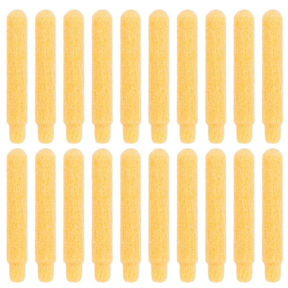 HOMEMAXS Yellow Paintbrush Nibs with Fine Tip Precision for Home Use Compatible with Empty Pen Holder
