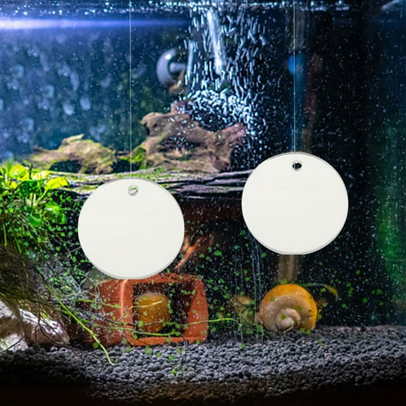 HOMEMAXS Betta Fish Training Mirror with Floating Ball for Aquarium Use Acrylic Material 5cm