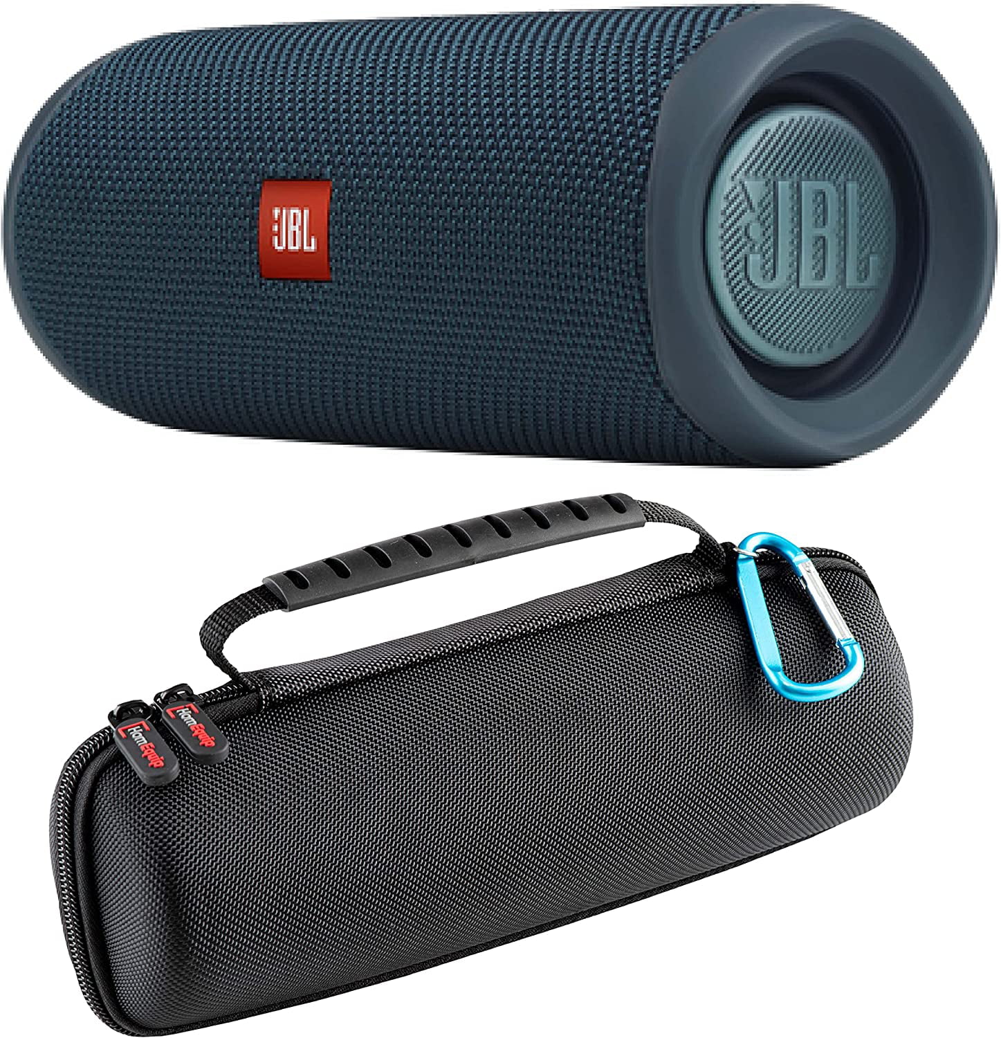  RLSOCO Case for JBL FLIP 5/FLIP 4/FLIP 6/FLIP Essential 2/FLIP  Essential Waterproof Portable Bluetooth Speaker & JBL Tuner 2 Portable DAB  DAB+ FM Radio (Black) : Electronics