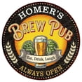 thumbnail image 1 of HOMER'S Beer Pub Man Cave Metal Sign Home Wall Decor 12 inch Round 200120025174, 1 of 1