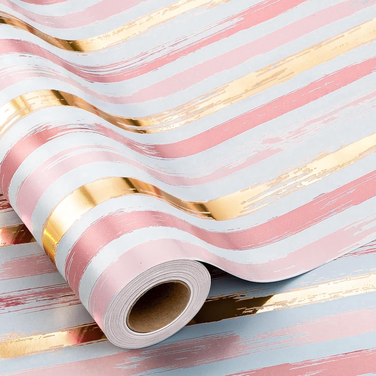 17 Sign Striped HOMERAL, Wrapping Paper, Pink Stripe, 17 in x 33 ft - Walmart.com