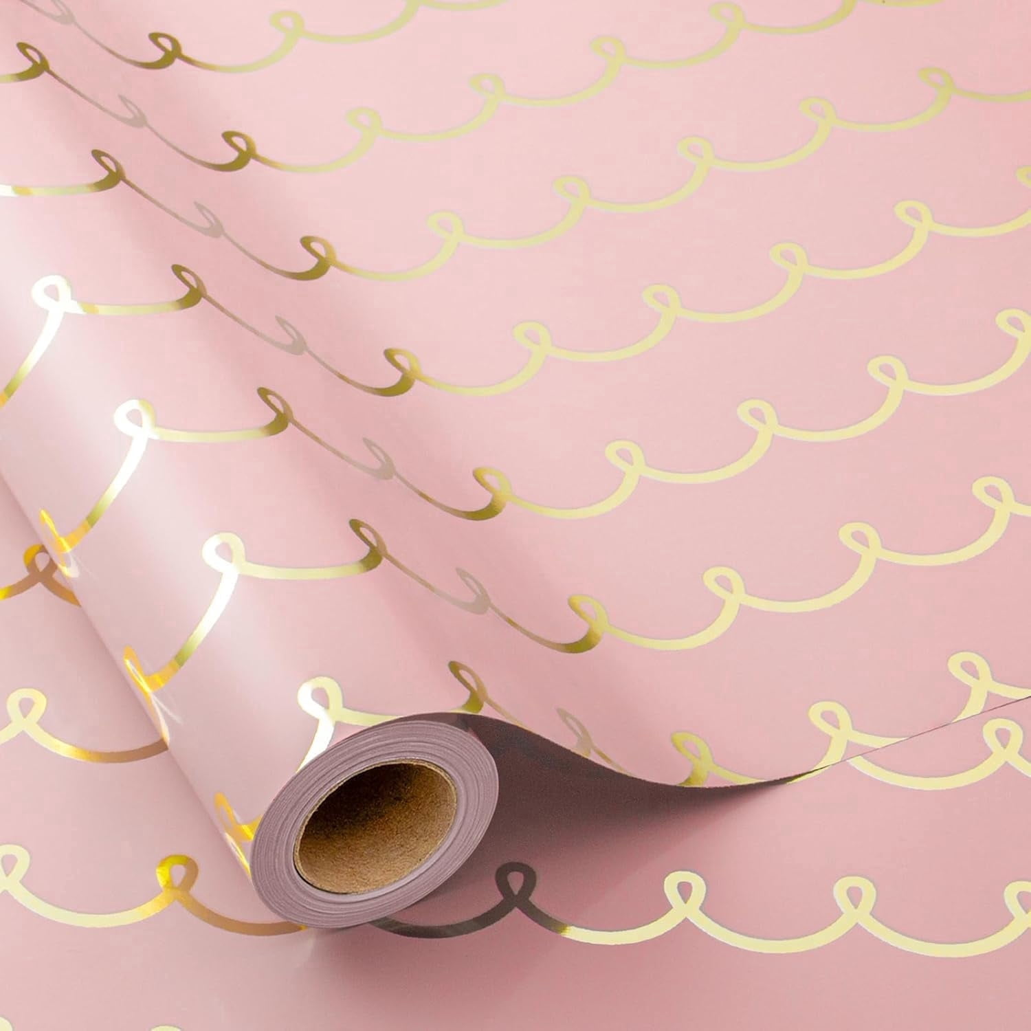 17 Sign Striped HOMERAL Pink Wrapping Paper Roll - 17 Inch X 33 Feet - Romantic Lovely ...