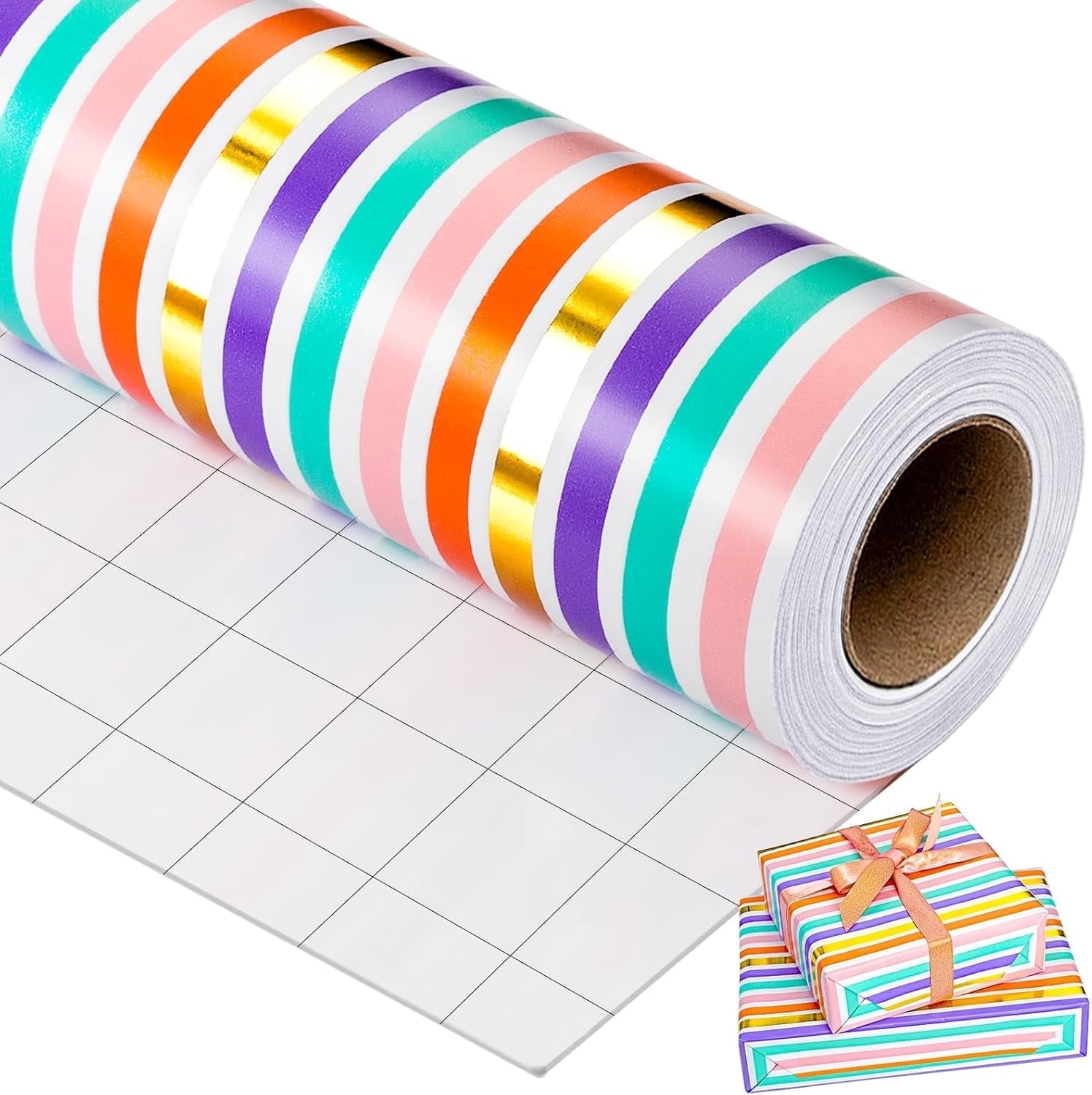 17 Sign Striped HOMERAL, Wrapping Paper, 17
