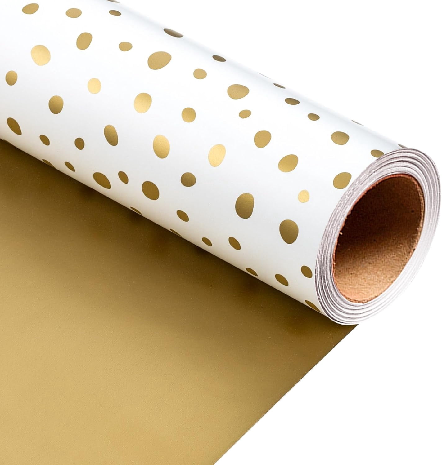 HOMERAL, Reversible Gold Gift Wrap, 17