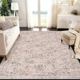 thumbnail image 1 of HOMERRY 10' x 13' Area Rug for Living Room Boho Vintage Rug Non Slip Throw Rugs Floral Bedroom Rug, Pink, 1 of 5