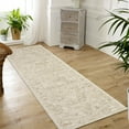 thumbnail image 1 of HOMERRY 2' x 6' Runner for Hallway Boho Vintage Rug Non Slip Throw Rugs Floral Bedroom Rug, Camel, 1 of 5