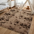 thumbnail image 1 of HOMERRY 6ft x 9ft Shaggy Area Rugs for Bedroom Living Room, Fluffy Rug Plush Decorative Rug for Indoor Home Floor Carpet, Brown, 1 of 7
