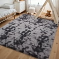 thumbnail image 1 of HOMERRY 6ft x 9ft Shaggy Area Rugs for Bedroom Living Room, Fluffy Rug Plush Decorative Rug for Indoor Home Floor Carpet, Dark Gray, 1 of 7
