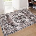 thumbnail image 1 of HOMERRY Area Rug 2x3 Persian Throw Area Rug for Living Room Entryway, Boho Distressed Carpet Soft Accent Floor Cover for Indoor Kitchen, Taupe, 1 of 7