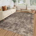thumbnail image 1 of HOMERRY Area Rug 5' x 7' Rugs for Living Room Modern Washable Indoor Floral Print Carpet, Brown/Red, 1 of 7
