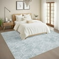 thumbnail image 1 of HOMERRY Area Rug 5' x 7' Rugs for Living Room Modern Washable Indoor Geometric Print Carpet, Gray, 1 of 6