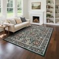 thumbnail image 1 of HOMERRY Area Rug for Living Room Bedroom 8' x 10' Modern Boho Indoor Home Decor Carpet, Black, 1 of 5