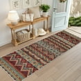 thumbnail image 1 of HOMERRY Boho Print Runner 2' x 6' for Hallway Modern Washable Throw Rugs for Kitchen Indoor Carpet, Red, 1 of 6