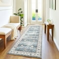 thumbnail image 1 of HOMERRY Floral Print Runner 2' x 6' for Hallway Modern Washable Throw Rugs for Kitchen Indoor Carpet, Green, 1 of 6