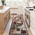 thumbnail image 1 of HOMERRY Floral Print Runner 2' x 6' for Hallway Modern Washable Throw Rugs for Kitchen Indoor Carpet, Red/Green, 1 of 5