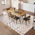 thumbnail image 1 of HOMERRY Geometric Washable Indoor Carpet Farmhouse Non-Slip Modern Rug for Living Room, 10' x 13' Rainbow, 1 of 5