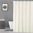 thumbnail image 1 of HOMERRY Hotel Quality 100% Waterproof Fabric Solid Pattern Shower Curtain Liner for Bathroom, 72"W x 78"L, Ivory, 1 of 6