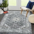 thumbnail image 1 of HOMERRY Large Gray Rug 10' x 13' Area Rug for Living Room Boho Vintage Floral Indoor Carpet, 1 of 6