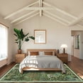 thumbnail image 1 of HOMERRY Large Jungle Print Non-Shedding Area Rug 10' x 13' for Living Room Washable Indoor Carpet, Light Green, 1 of 5