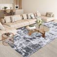 thumbnail image 1 of HOMERRY Modern Area Rug 4x6 Rug for Living Room Boho Accent Indoor Rug Foldable Washable Carpet, Gray, 1 of 6