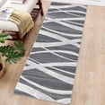 thumbnail image 1 of HOMERRY Runner Rug 2x6 Modern Abstract Indoor Washable Rug for Hallway Bohemian Contemporary Rug, Dark Gray, 1 of 7