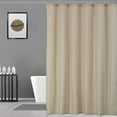 thumbnail image 1 of HOMERRY Shower Curtain, Ultimate Waterproof Bathroom Fabric Shower Curtain with Rustproof Grommets, 72 x 72 inch, Tan, 1 of 7
