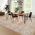 thumbnail image 1 of HOMERRY Washable 10' x 13' Area Rug for Living Room Farmhouse Modern Floral Bordered Pink Rug Stain Resistant Large Indoor Carpet, 1 of 7