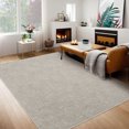 thumbnail image 1 of HOMERRY Washable Area Rug 5' x 7' Modern Solid Jacquard Textured Area Rug for Living Room Bedroom Non-Slip Accent Rug, Taupe, 1 of 7