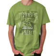 thumbnail image 1 of HOMETOWN & TOURIST Ladies TShirts Tees T For Women Illinois Prairie State Violet IL Garden Mom Grandma Gift, 1 of 6