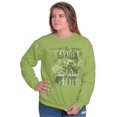 thumbnail image 1 of New Jersey Cute State Flower Souvenir Women Crewneck Sweatshirt Brisco Brands L, 1 of 2