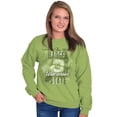 thumbnail image 1 of Wisconsin Cute State Flower Souvenir Women Crewneck Sweatshirt Brisco Brands 2X, 1 of 2