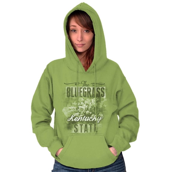 Kentucky Cute State Flower Souvenir Hoodie Sweatshirt Women Brisco Brands L