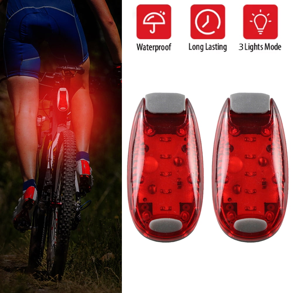 Bicycle Side Reflectors Red White Bike Handlebar Reflector Back