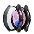 thumbnail image 1 of HOMEYA Case for Samsung Galaxy Watch 5 40mm,360°Protective Hard PC Bumper with Tempered Glass Screen Protector for Galaxy Watch 5 40mm,Black, 1 of 7