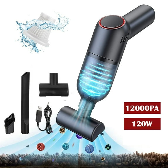 HOMEYA Cordless Hand Vacuum Cleaner, Portable Handheld Vacuum Cleaner, USB Charging Mini Car Cordless Vacuum For Car Home