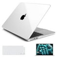thumbnail image 1 of HOMEYA for MacBook Air 15 inch Case 2025 2024 2023 Release M4 A3241 M3 A3114 M2 A2941 Liquid Retina Display, Plastic Hard Shell Case + Keyboard Cover + Screen Protector, Clear, 1 of 11