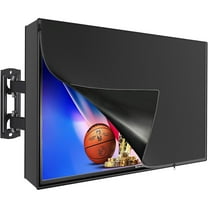 HOMEYA Outdoor TV Cover 30-32 Inch Weatherproof, 600D Heavy Duty Waterproof TV Cover for Outside,TV Protector with 3 Sides Full Zipper, Fits Up to 31.5"W×19"H