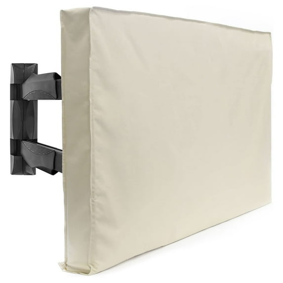 HOMEYA Outdoor TV Cover 52-55 Inch Weatherproof,600D Heavy Duty Waterproof TV Cover for Outside,TV Protector Outside Television Covers
