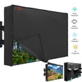 thumbnail image 1 of HOMEYA Outdoor TV Cover LED Flat Screen Television Protector Universal Weatherproof Waterproof Universal, Black, Fits 70" - 75", 1 of 9