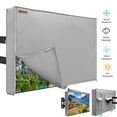 thumbnail image 1 of HOMEYA Outdoor TV Cover LED Flat Screen Television Protector Universal Weatherproof Waterproof Universal, Gray, Fits 46" - 48", 1 of 10