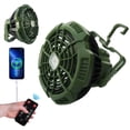 thumbnail image 1 of HOMEYA Portable Camping Fan Rechargeable Fan,7800mAh Battery Operated Fan,Battery Powered Fan with Led Light & Remote,Camping Fans for Tents Travel Car, 1 of 10