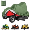 thumbnail image 1 of HOMEYA Riding Lawn Mower Cover, Heavy Duty 600D Waterproof Oxford Tractor Cover UV & Dust & Water Resistant, Universal Fit Decks up to 54" with Drawstring & Storage Bag, Green, 1 of 8