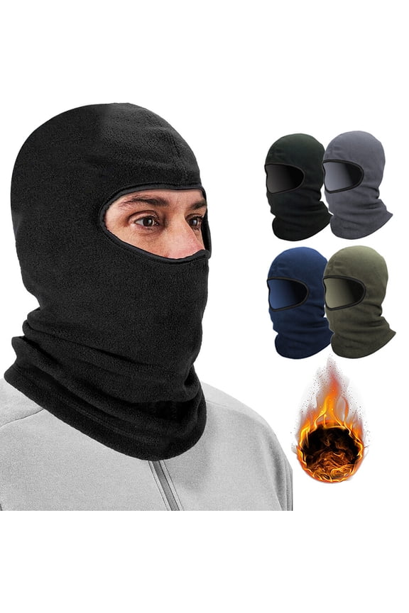 Ski Mask for Men Women,Soft Warm Windproof Balaclava Face Cover,UV Protector Lightweight Mask for Motorcycle Snowboard,Black
