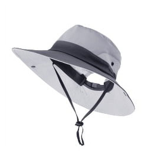 HOMEYA Sunhat with Ponytail Hole for Women,Beach Hats with Wide Brim for UV Protection,Foldable Packable Breathable Summer Caps,Ladies Outdoor Tribe Sun Hats for Hiking,Travel,Fishing,Gardening