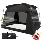 HOMEYA Twin Size Bed Tent Portable Indoor Dream Privacy Sleeping Black Out Canopy with 2 Doors for Adults Kids