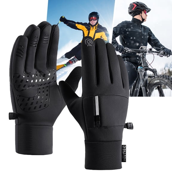 HOMEYA Winter Gloves Women Men for Cold Weather, Touch Screen Water-Resistant Warm Thermal Gloves for Daily Work Cycling Running Hiking Driving