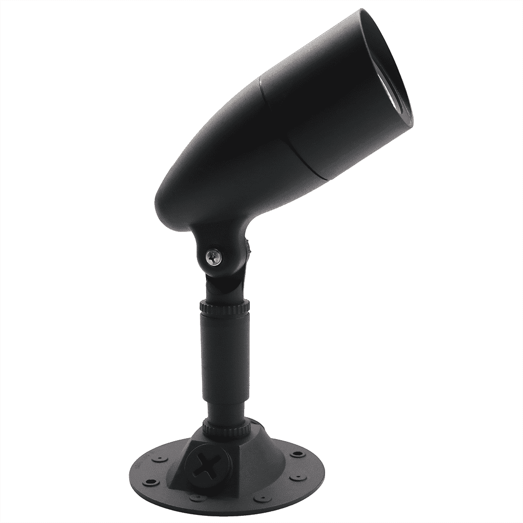 HOMEnhancements 10 Watts Black LED Bullet Flood Light, Adjustable