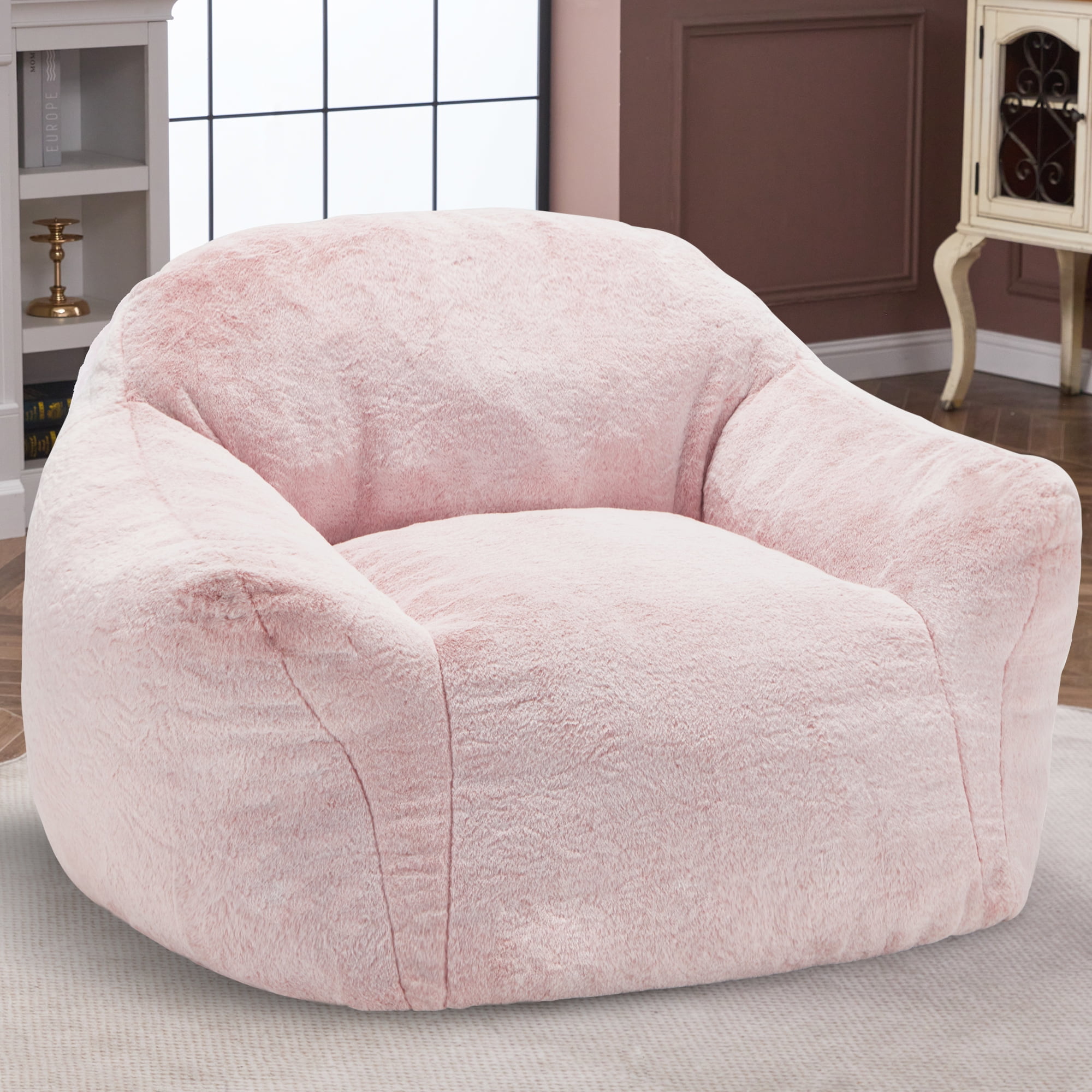 Homguava Giant Bean Bag Chair With High-density Foam, Large Lazy 