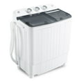 thumbnail image 1 of HOMGUAVA Portable Washing Machine 17.6LBS Compact Twin Tub Washer & Dryer with Drain Pump, Gray, 1 of 9