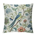 thumbnail image 1 of HOMICOZI  Bird in Teal Blue Green Throw Pillow Covers Home Decor Sofa Rustic for Living Room Bedroom Bed Cushion Outdoor, 1 of 5